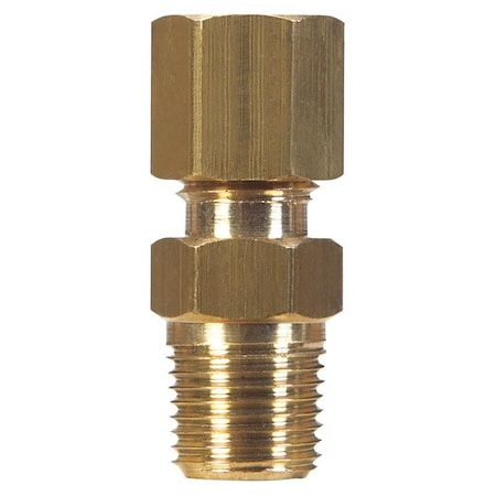 Homeplus+ ATC 1/4 in. Compression X 1/8 in. D MPT Brass Connector 6JC120110701013